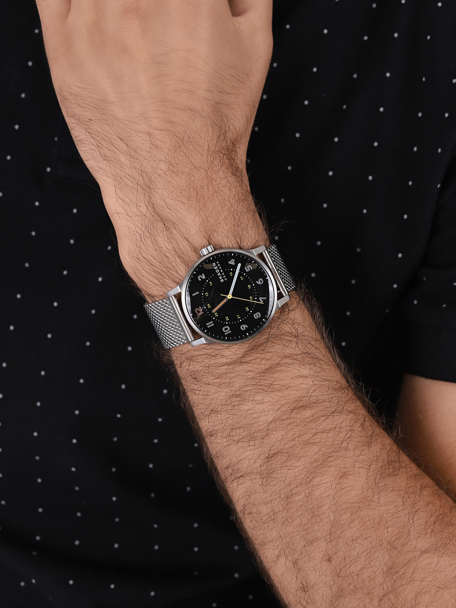Skagen SKW6682 zegarek srebrny klasyczny Norre bransoleta - miniatura 5