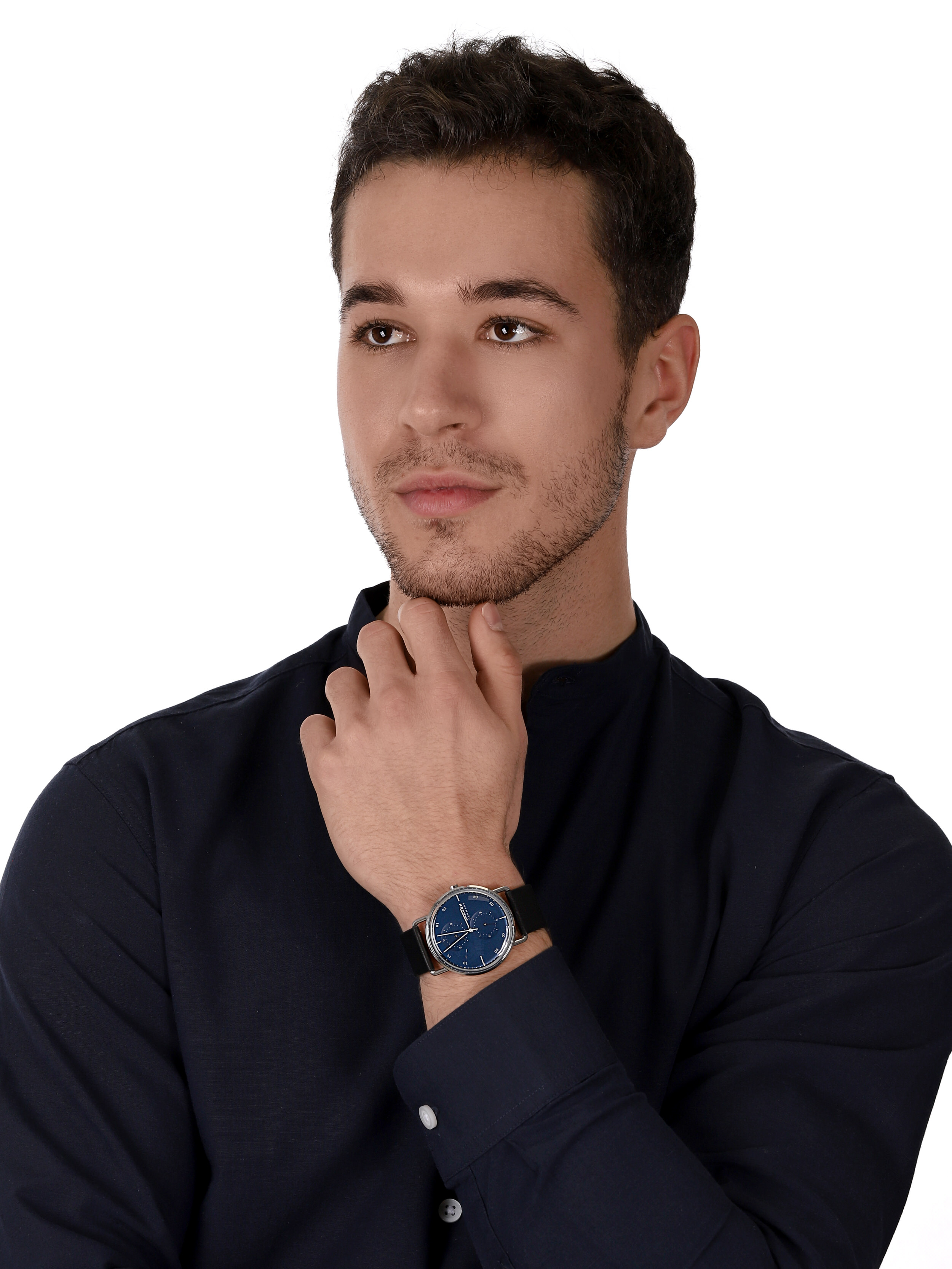 Skagen SKW6702 zegarek srebrny klasyczny Horisont pasek - miniatura 2
