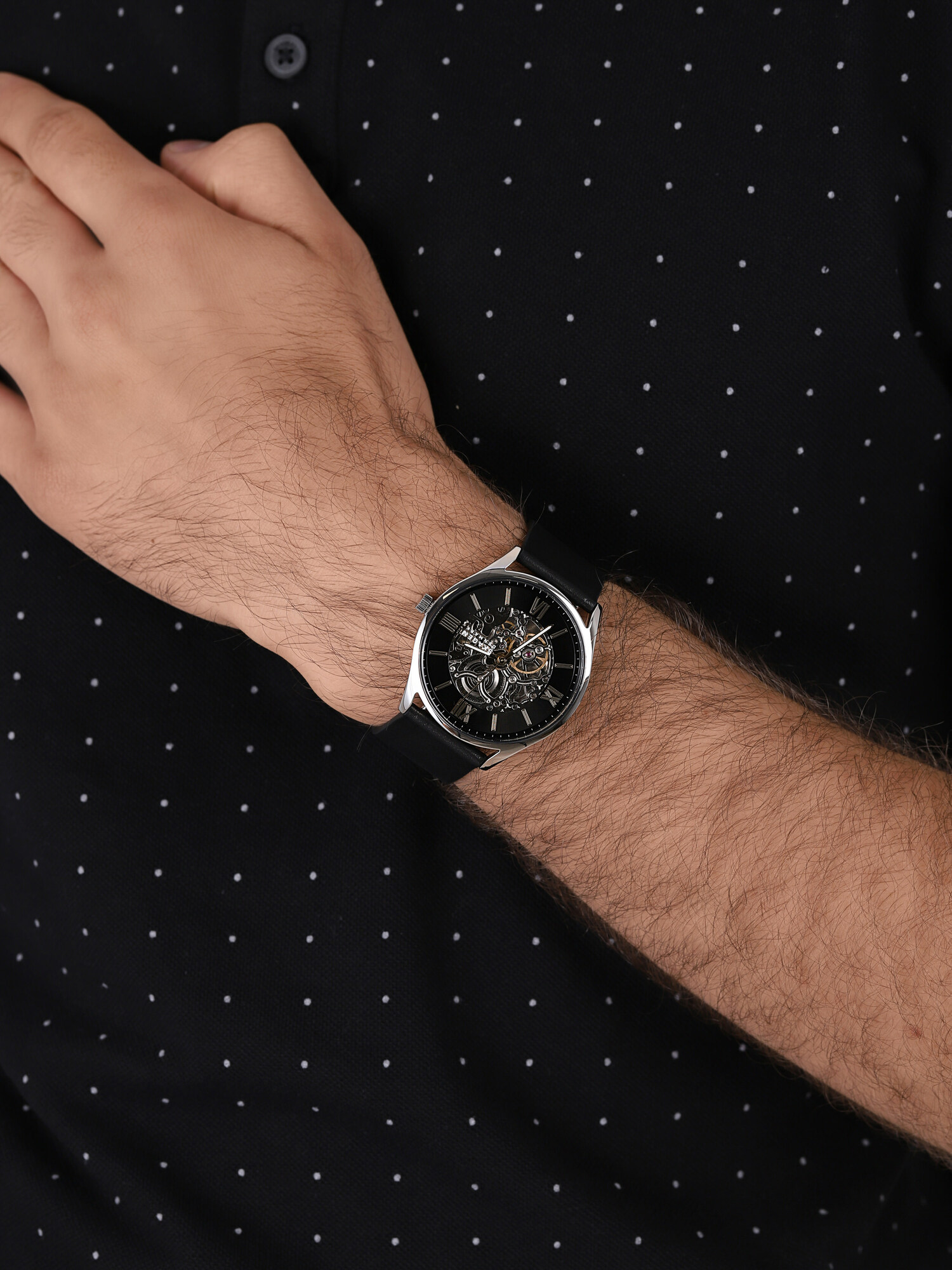 Skagen SKW6735 zegarek srebrny klasyczny Holst pasek - miniatura 5