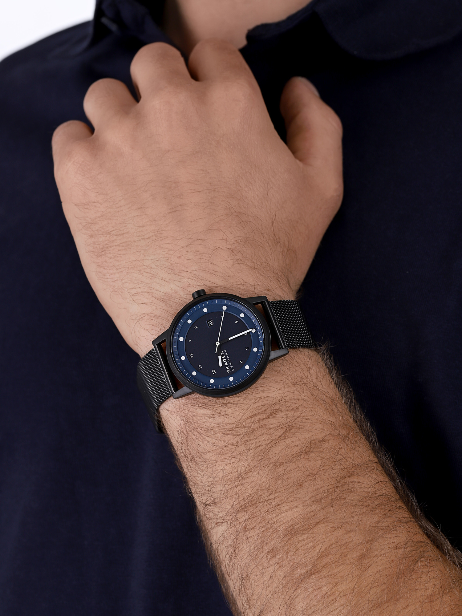 Skagen SKW6742 zegarek czarny klasyczny Henricksen bransoleta - miniatura 3