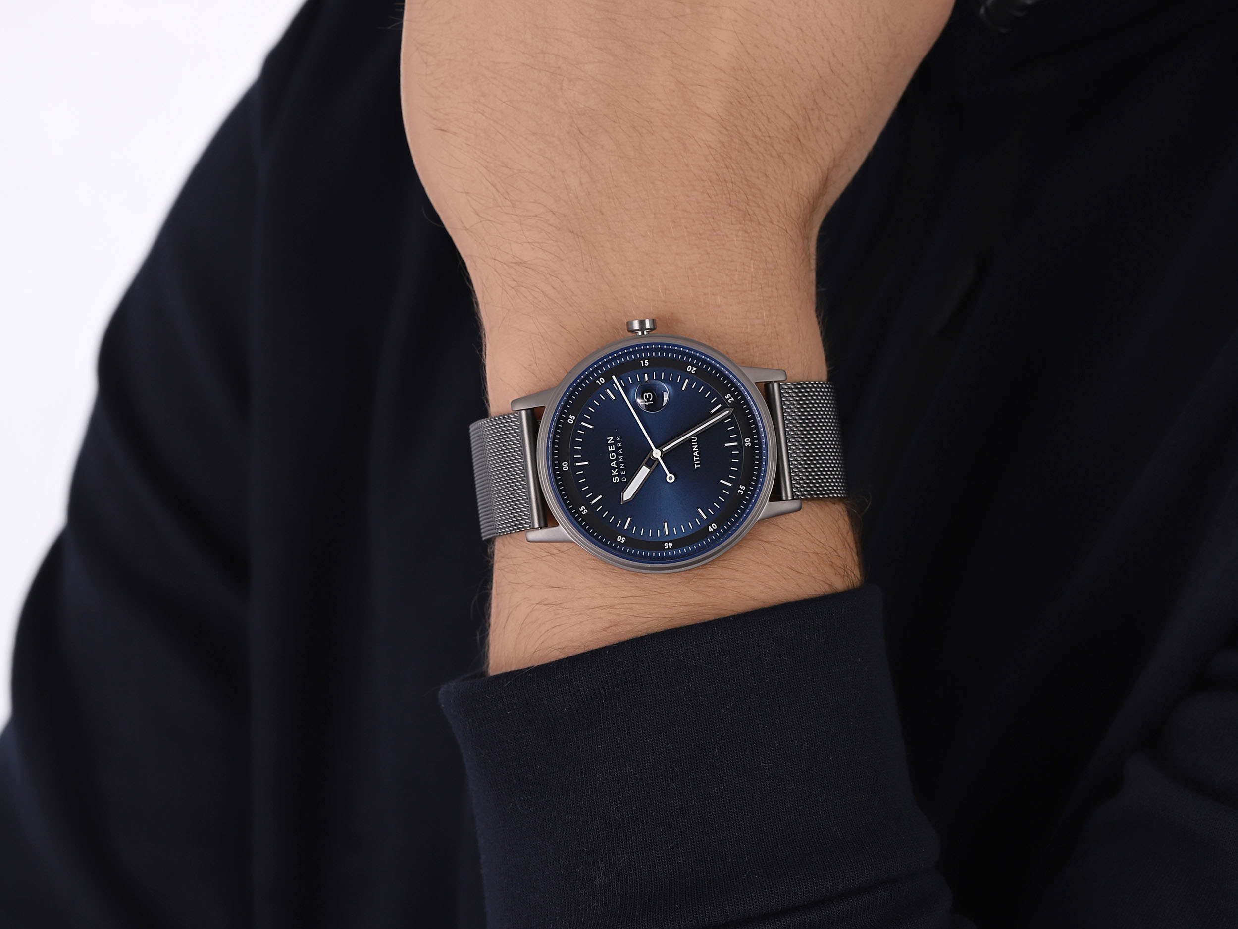 Skagen SKW6754 zegarek szary klasyczny Henricksen bransoleta - miniatura 4