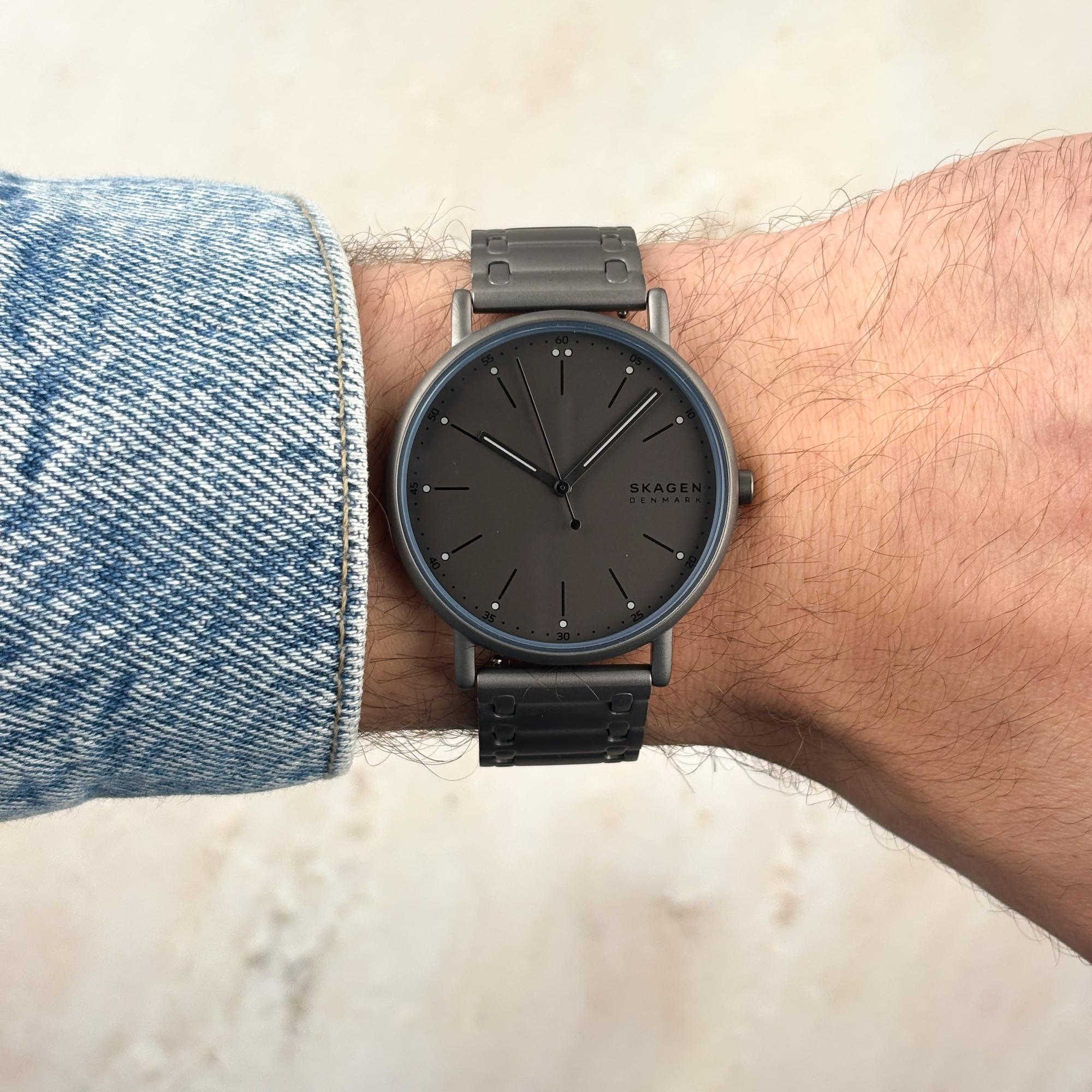 Skagen SKW6913 Signatur Signatur klasyczny zegarek szary - miniatura 9