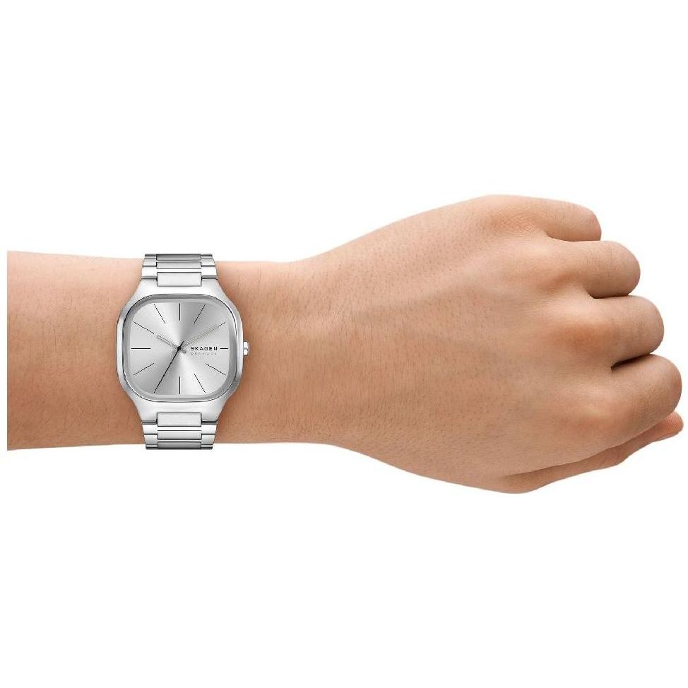 Skagen SKW6934 zegarek srebrny klasyczny Męskie bransoleta - miniatura 9