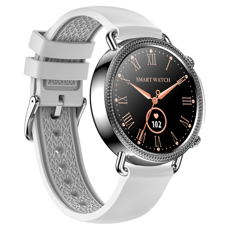 SMARBN089 Smartwatch Rubicon RNBE74 biały pasek zegarek sportowy Smartwatch - miniatura 4
