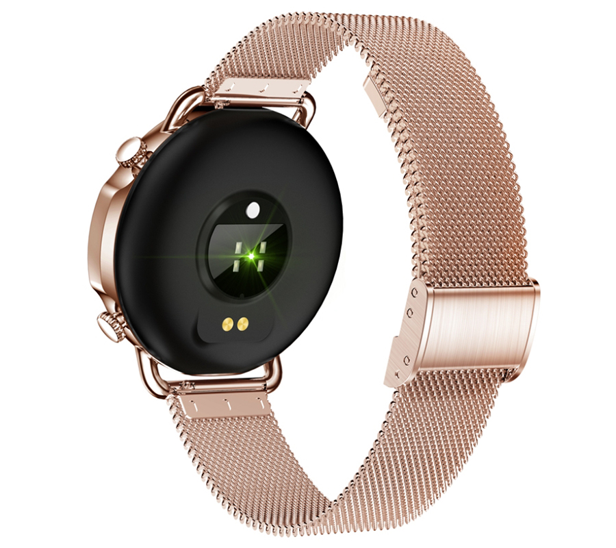 SMARBN090 Smartwatch Rubicon RNBE74 różowe złoto zegarek sportowy Smartwatch - miniatura 4
