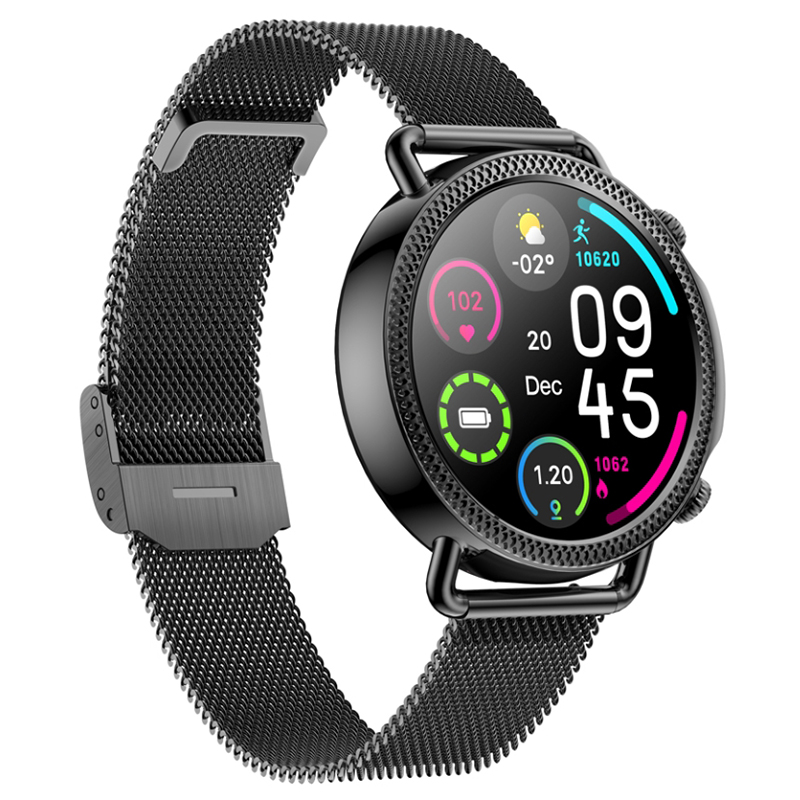 SMARBN092 Smartwatch Rubicon RNBE74 czarny zegarek sportowy Smartwatch - miniatura 4