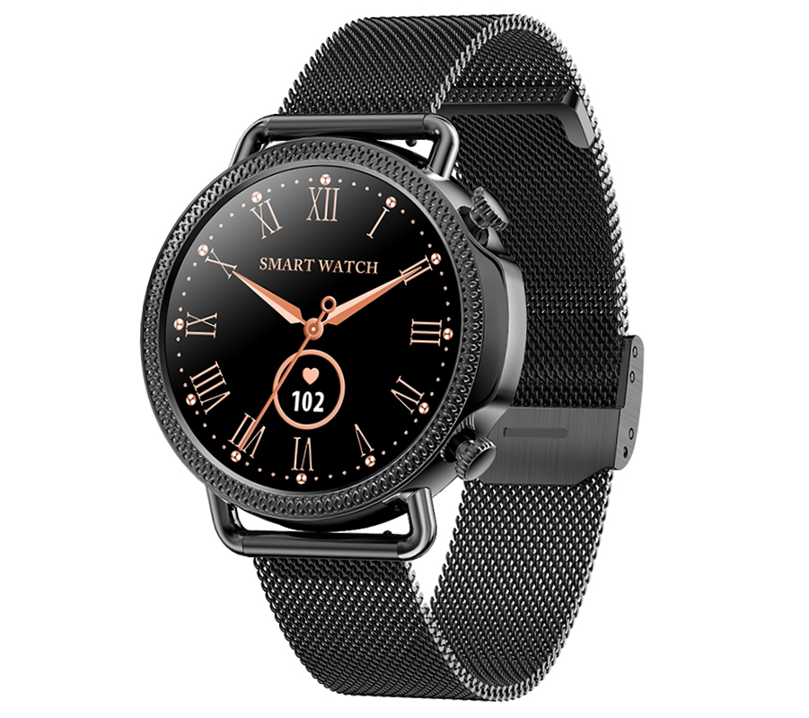 SMARBN092 Smartwatch Smartwatch Rubicon RNBE74 czarny zegarek damski sportowy mineralne - miniatura 8