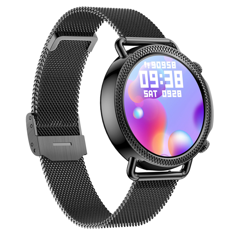 SMARBN092 zegarek srebrny sportowy Smartwatch bransoleta - miniatura 3