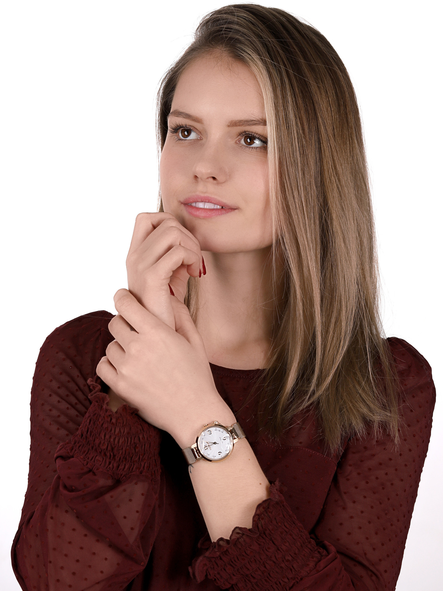 smartwatch Citizen EE4033-87A różowe złoto Ecodrive - miniatura 2