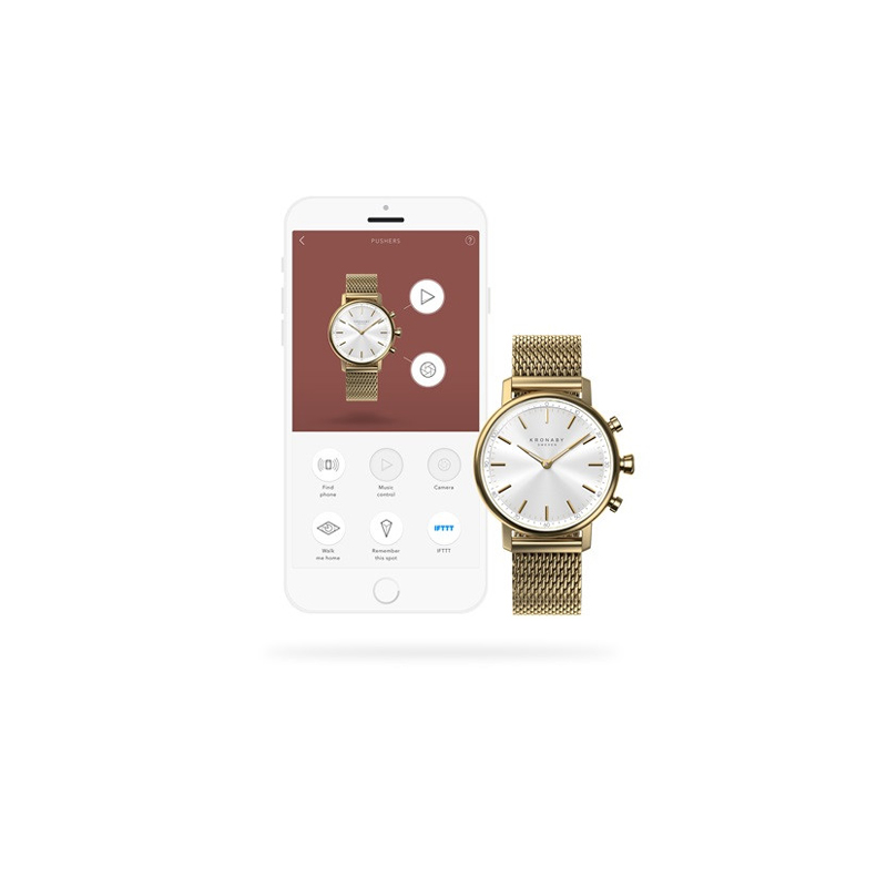 smartwatch Kronaby S0716-1 złoty Carat - miniatura 7