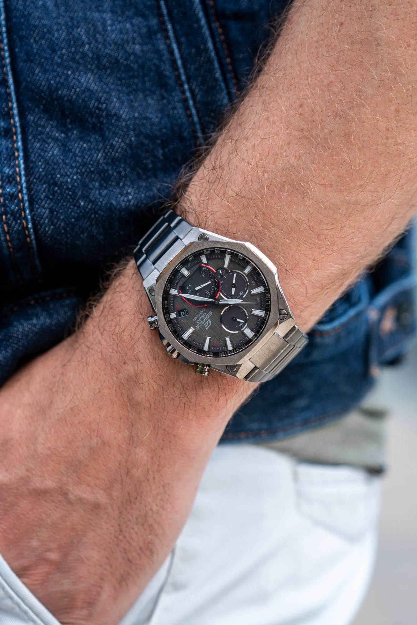 smartwatch EDIFICE EQB-1100DC-1AER solar męski EDIFICE Premium - miniatura 8