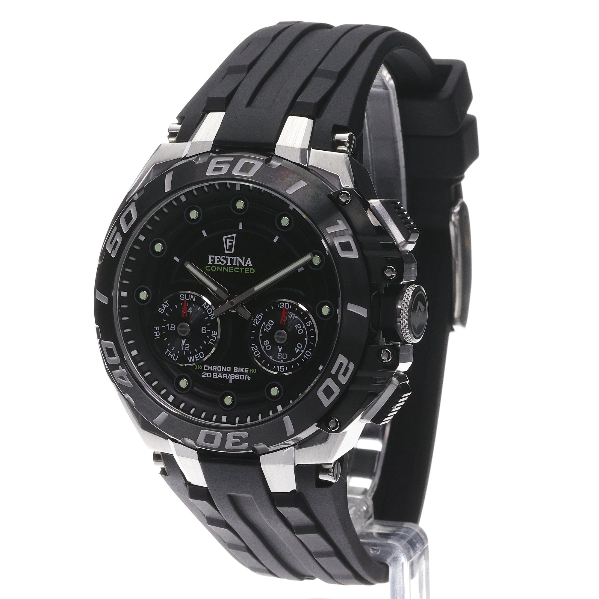 smartwatch Festina F20763-3 srebrny Chrono Bike - miniatura 2