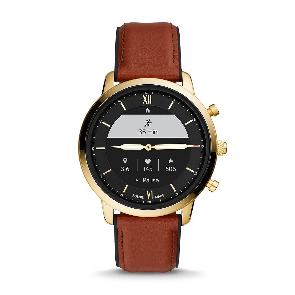 smartwatch Fossil FTW7025 złoty Hybrid Smartwatch - miniatura 7