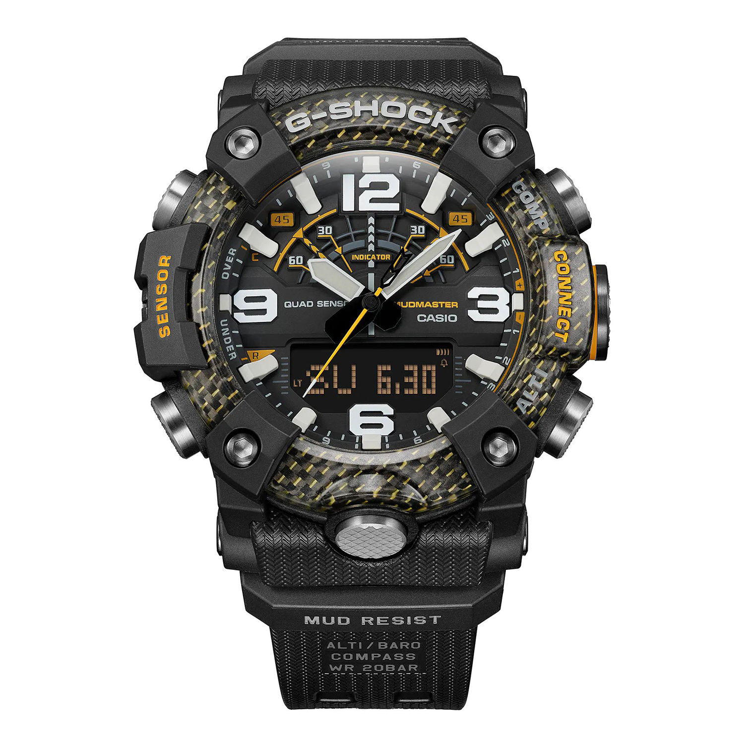 smartwatch G-SHOCK GG-B100Y-1AER kwarcowy męski G-SHOCK Master of G Mudmaster Carbon Core