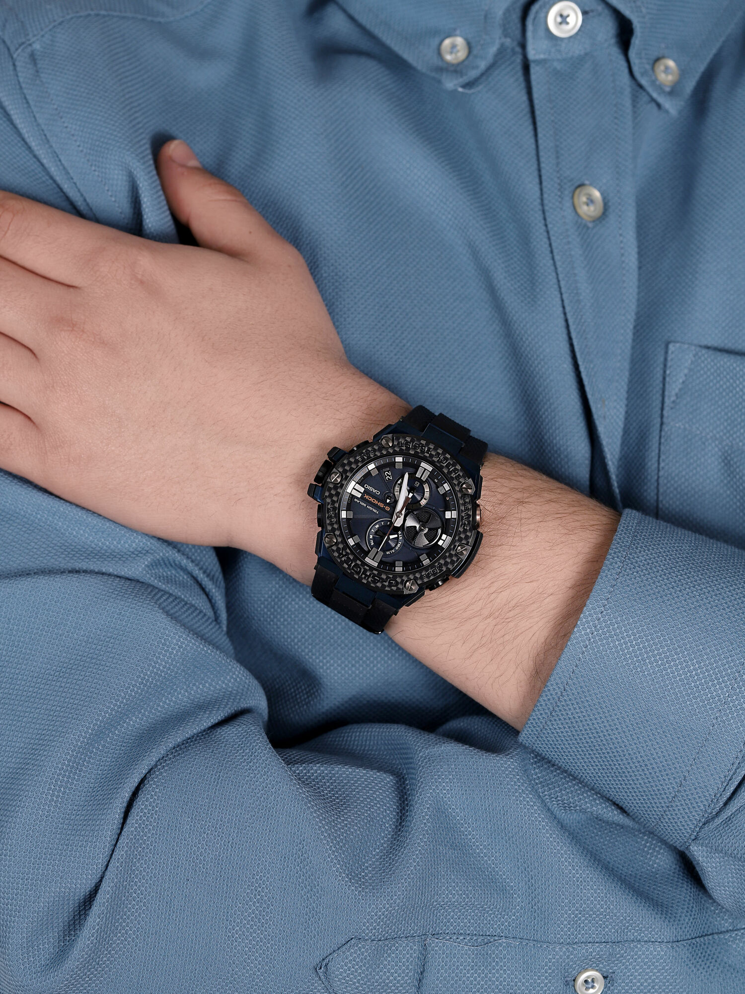 smartwatch G-SHOCK GST-B100XB-2AER czarny G-SHOCK G-STEEL - miniatura 3