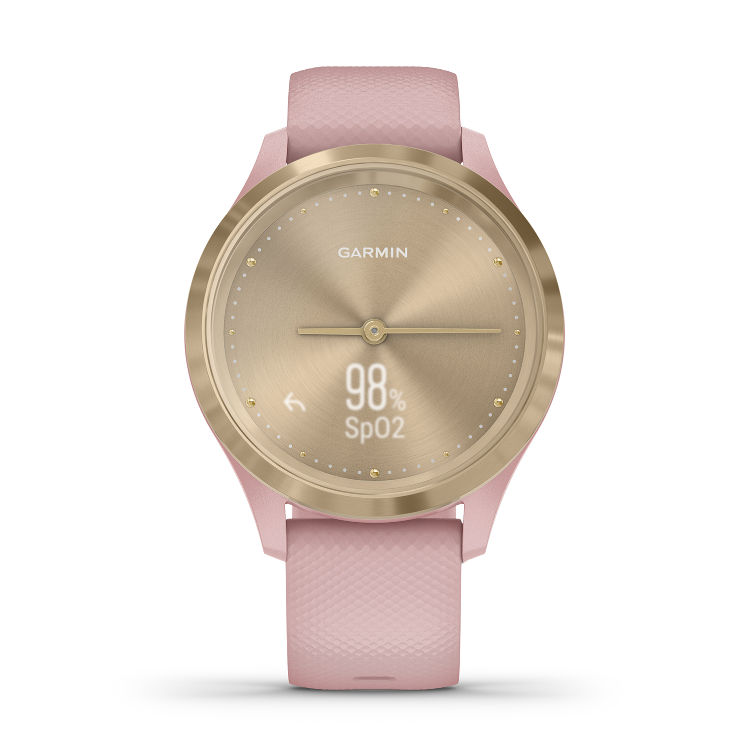 smartwatch Garmin 010-02238-21 damski Garmin Vivomove 3S Light Gold Rose with Rose Silicone Band - miniatura 3