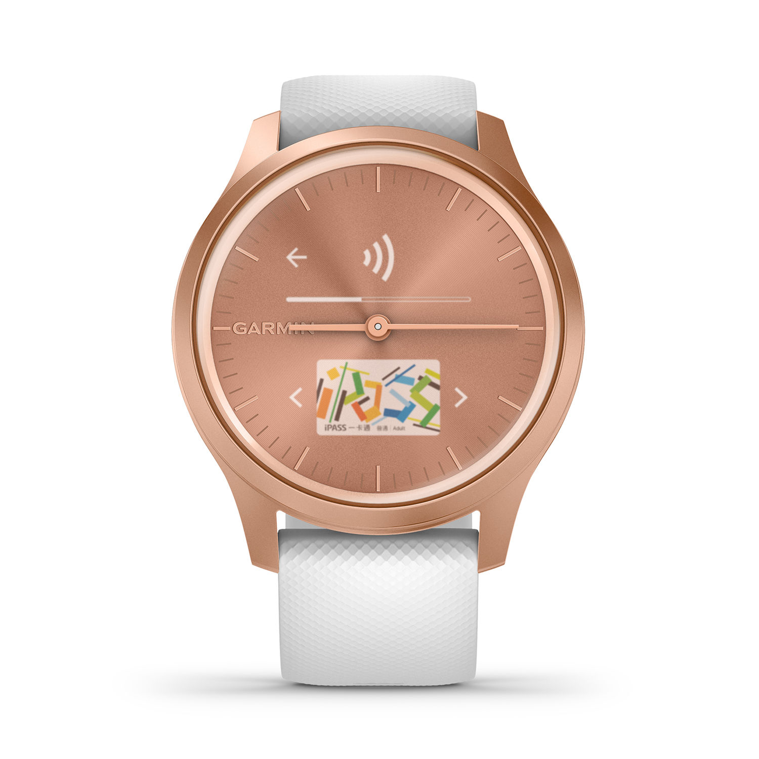 smartwatch Garmin 010-02240-20 damski Garmin Vivomove Vivomove Style Rose Gold with White Silicone Band Gorilla - miniatura 3