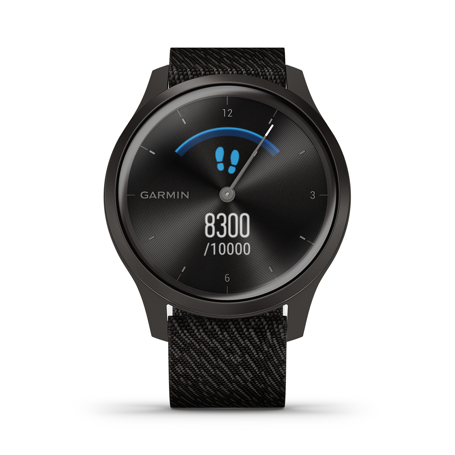 smartwatch Garmin 010-02240-23 damski Garmin Vivomove Vivomove Style Gunmetal Dark Gray with Dark Gray Fabric B - miniatura 4