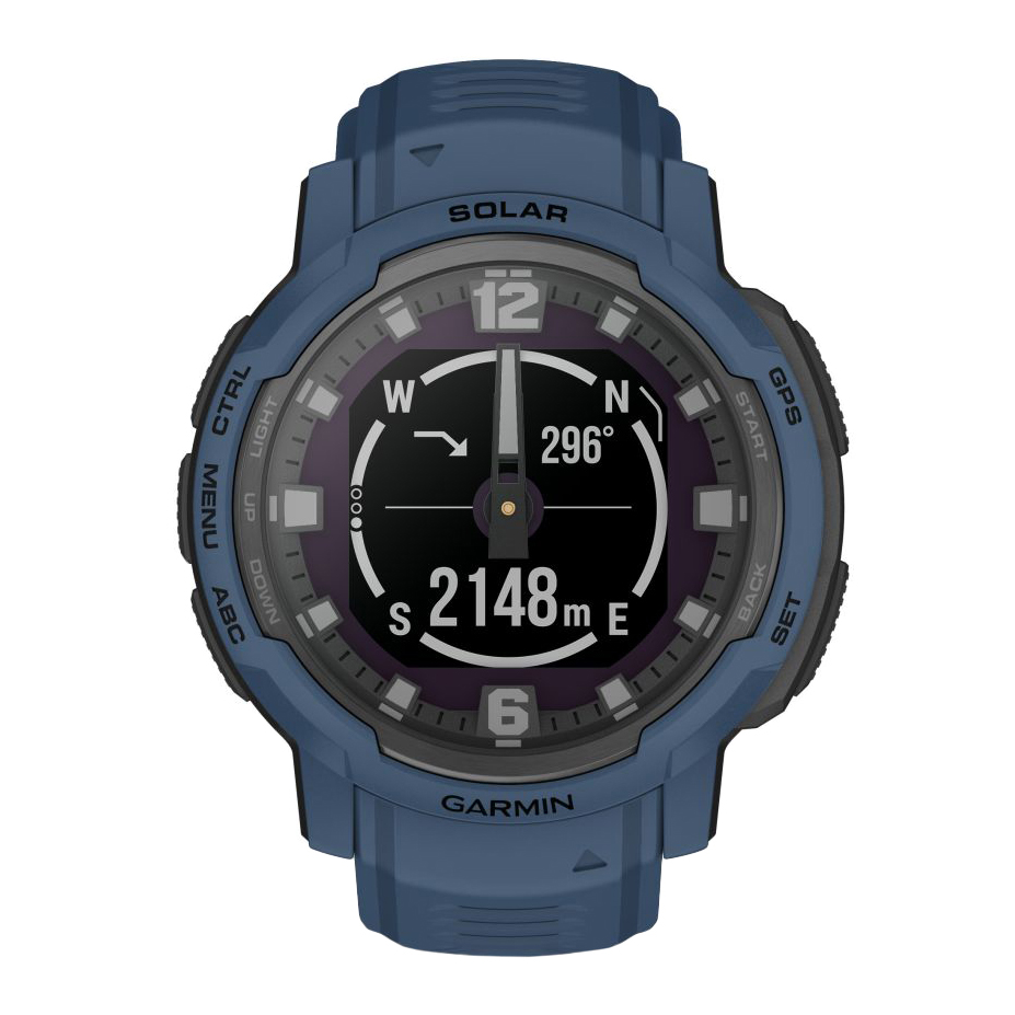smartwatch Garmin 010-02730-02 solar męski Instinct Instinct Crossover Solar Tidal Blue - miniatura 3