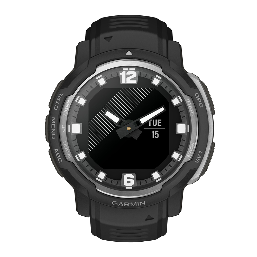 smartwatch Garmin 010-02730-03 kwarcowy męski Instinct Instinct Crossover - wersja Standard Black - miniatura 2