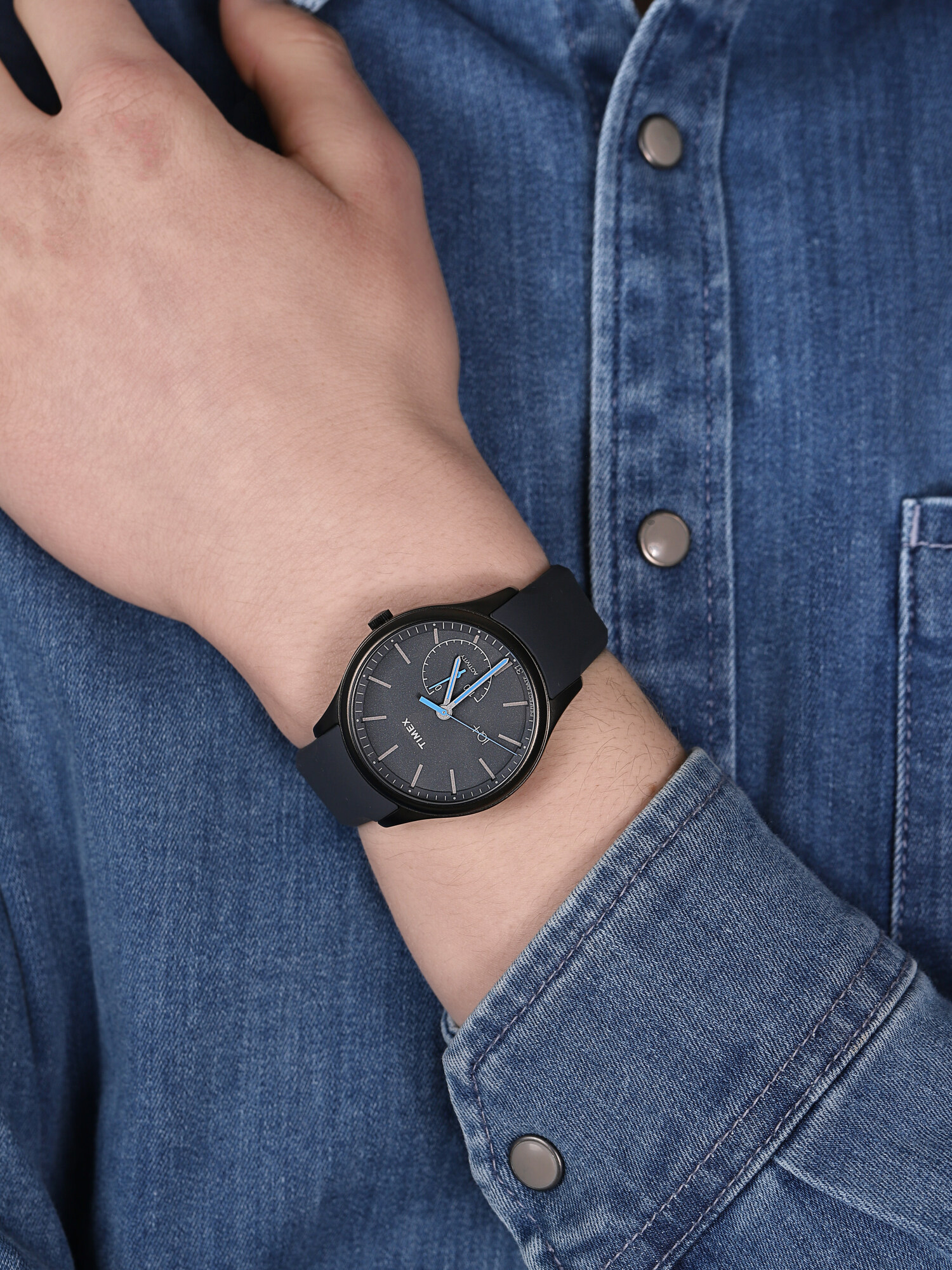 smartwatch Timex TW2P94900 szary Intelligent Quartz - miniatura 3
