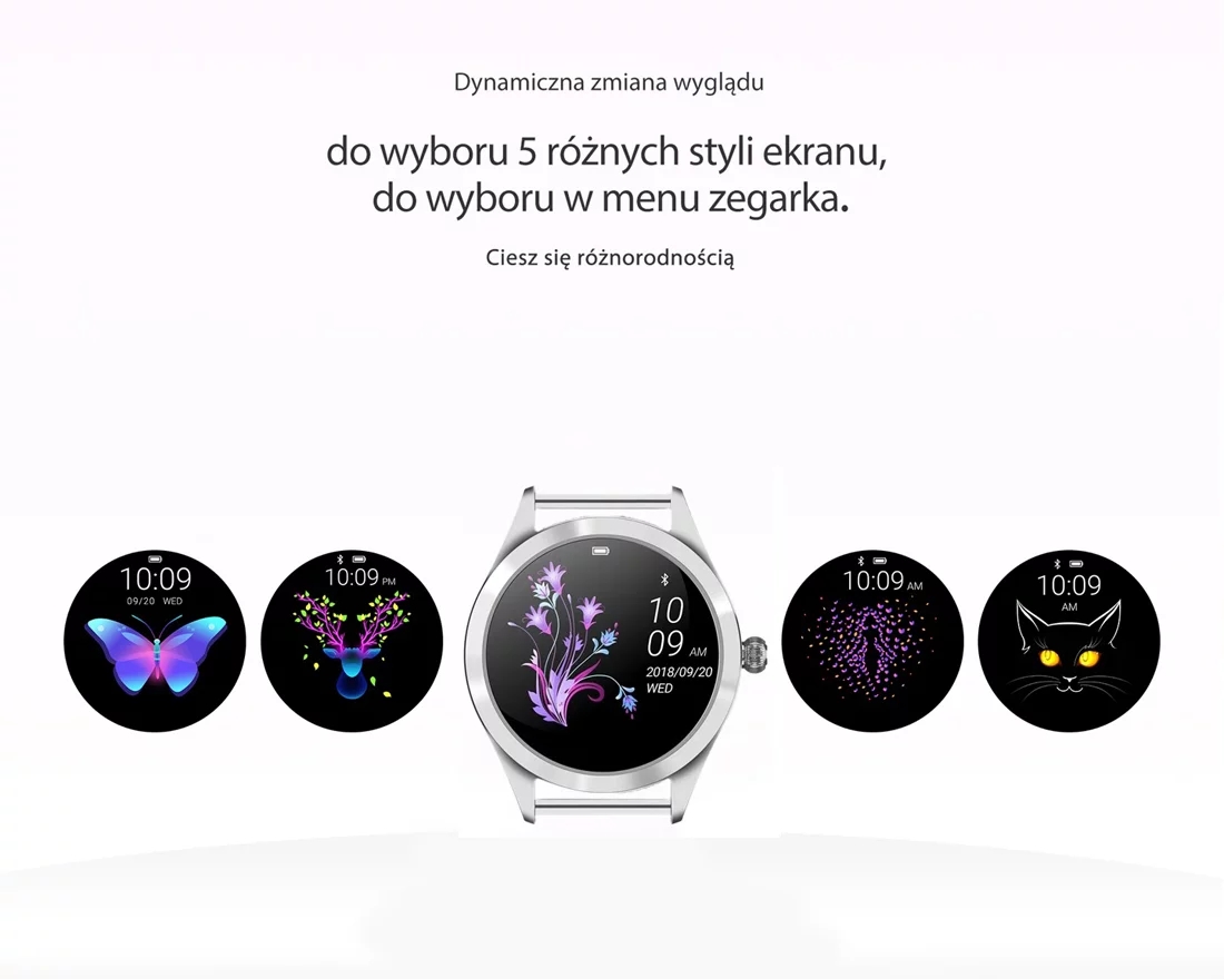 SMARUB009 Smartwatch zegarek damski mineralne - miniatura 10