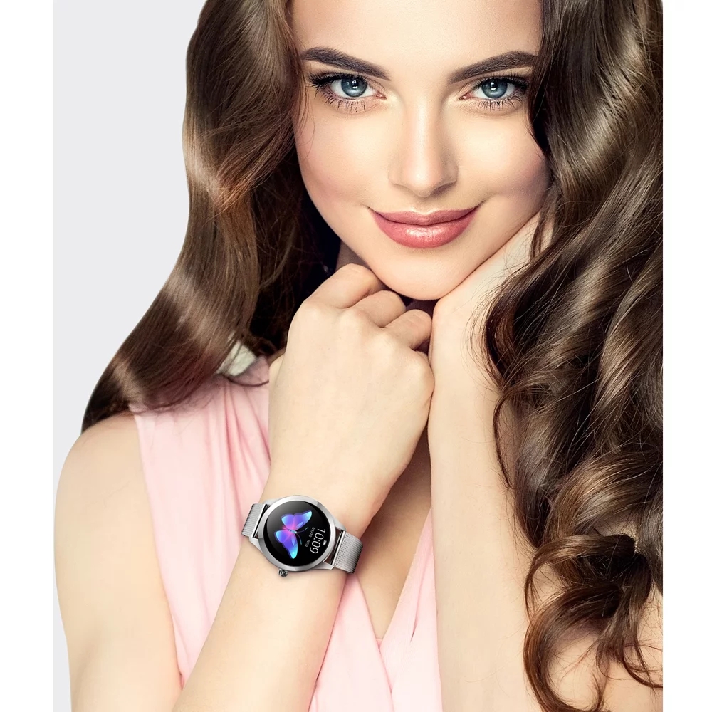 SMARUB009 zegarek srebrny Smartwatch bransoleta - miniatura 8