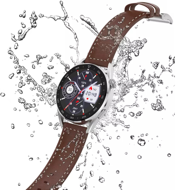 SMARUB107 Smartwatch Rubicon RNCE78 czarny czarny silikon i czarna bransoleta Smartwatch sportowy zegarek srebrny