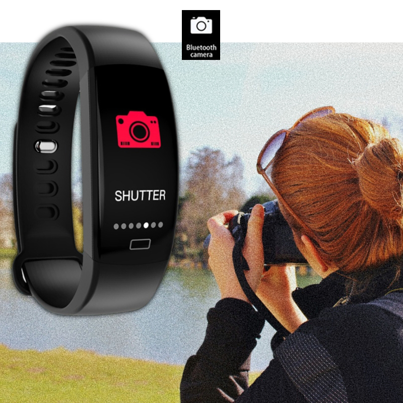 SMARUB119 zegarek czarny sportowy Smartband pasek - miniatura 5
