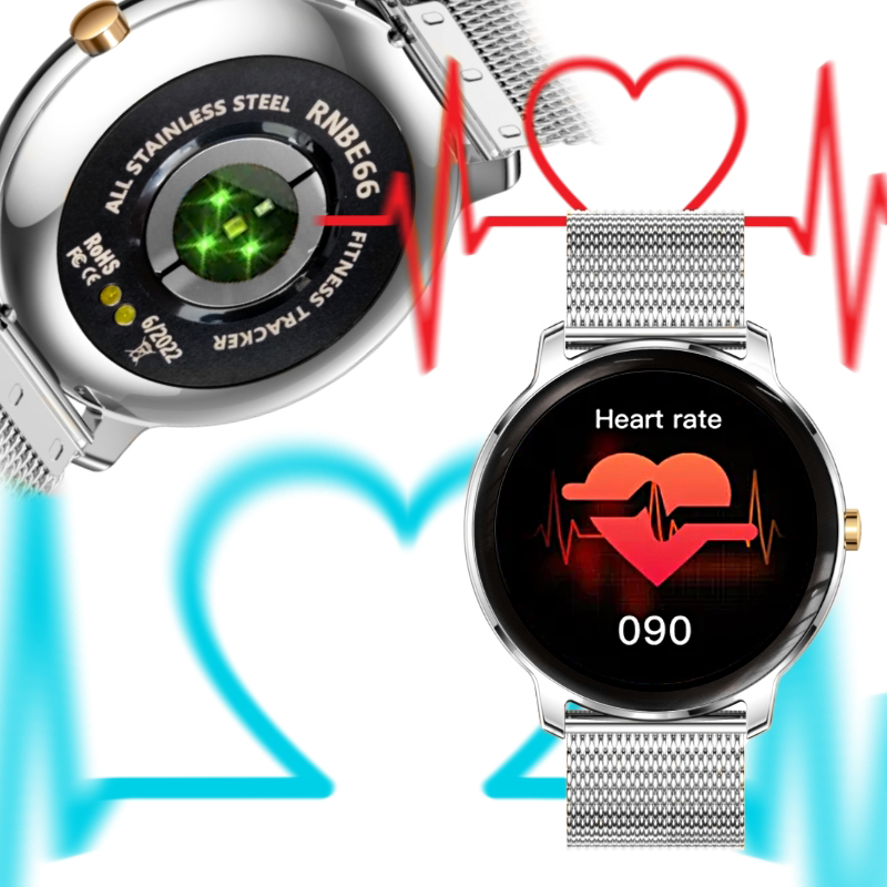 SMARUB123 Smartwatch zegarek damski sportowy mineralne - miniatura 8