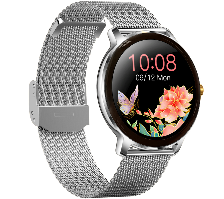 SMARUB123 zegarek damski Smartwatch złoty - miniatura 4