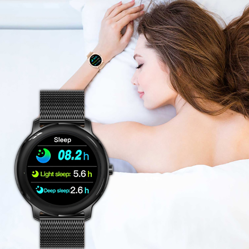 SMARUB124 Smartwatch sportowy zegarek srebrny - miniatura 9