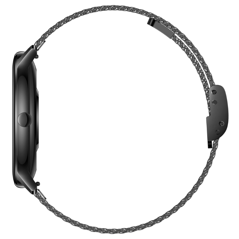 SMARUB124 zegarek srebrny sportowy Smartwatch bransoleta - miniatura 3