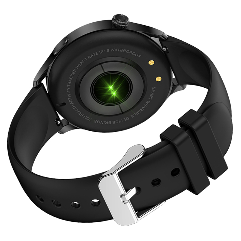 SMARUB130 zegarek czarny sportowy Smartwatch bransoleta - miniatura 6