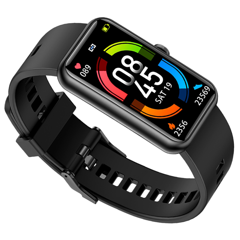SMARUB137 zegarek srebrny sportowy Smartwatch pasek - miniatura 3