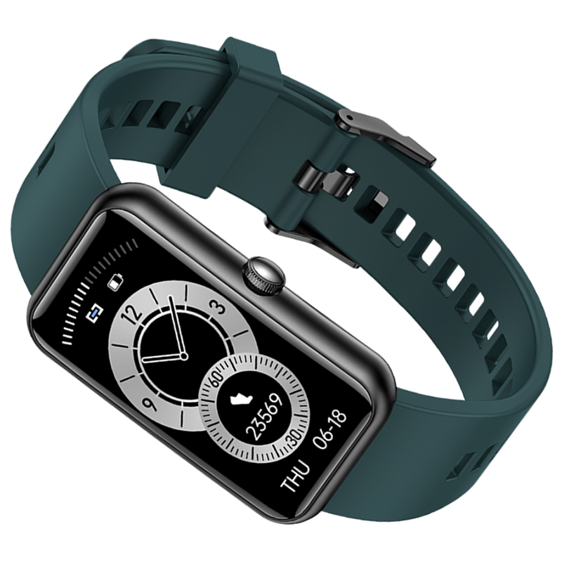 SMARUB139 zegarek srebrny sportowy Smartwatch pasek - miniatura 5