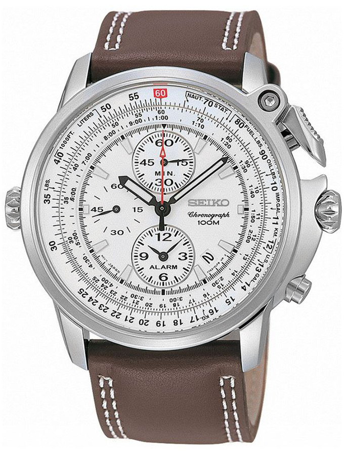 Seiko Flightmaster Pilot Chronograph SNAB71P1