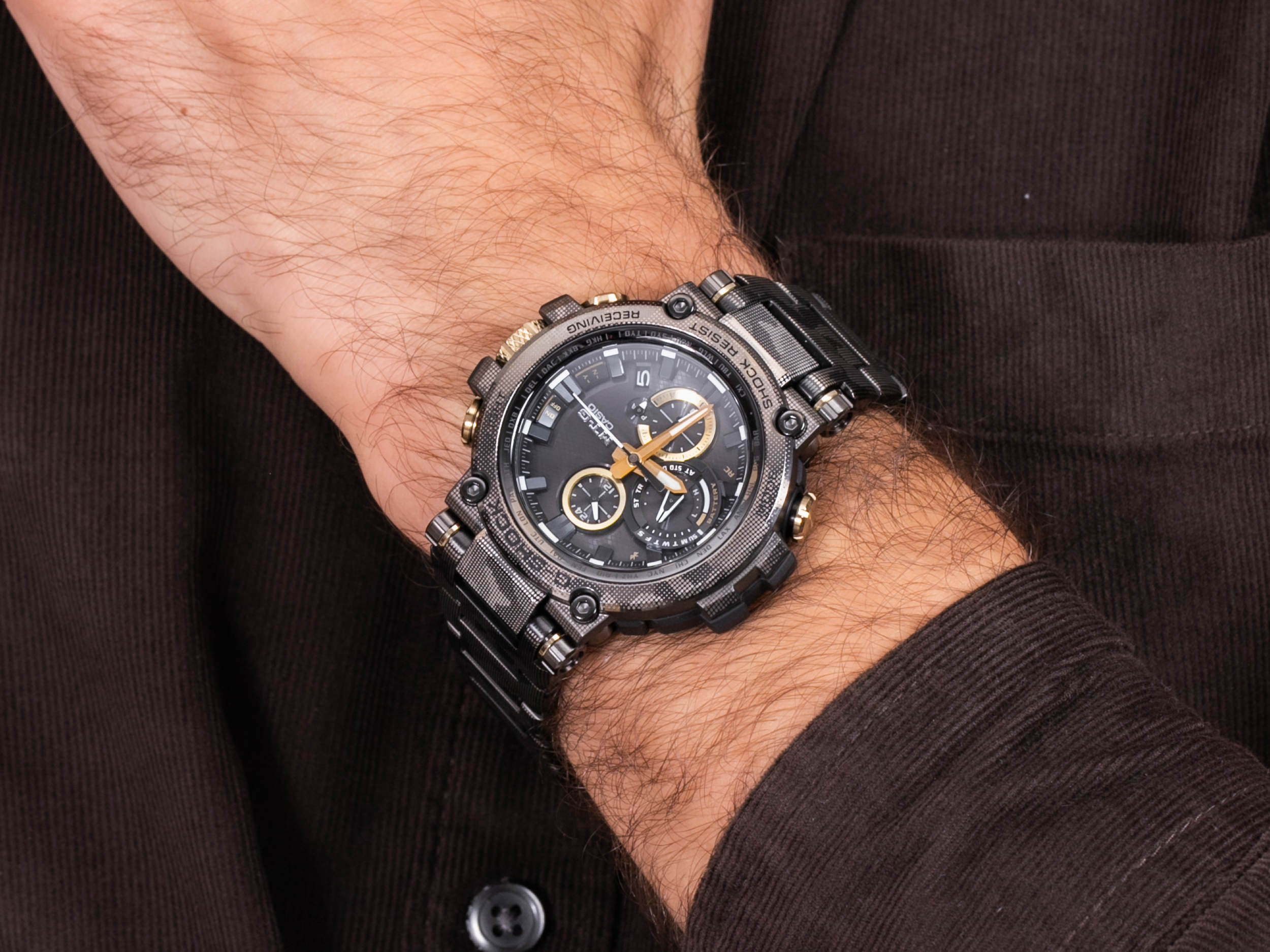 G-Shock MTG-B1000DCM-1AER Lazered Camo horloge Limited Edition smartwatch sportowy G-SHOCK Exclusive - miniatura 4