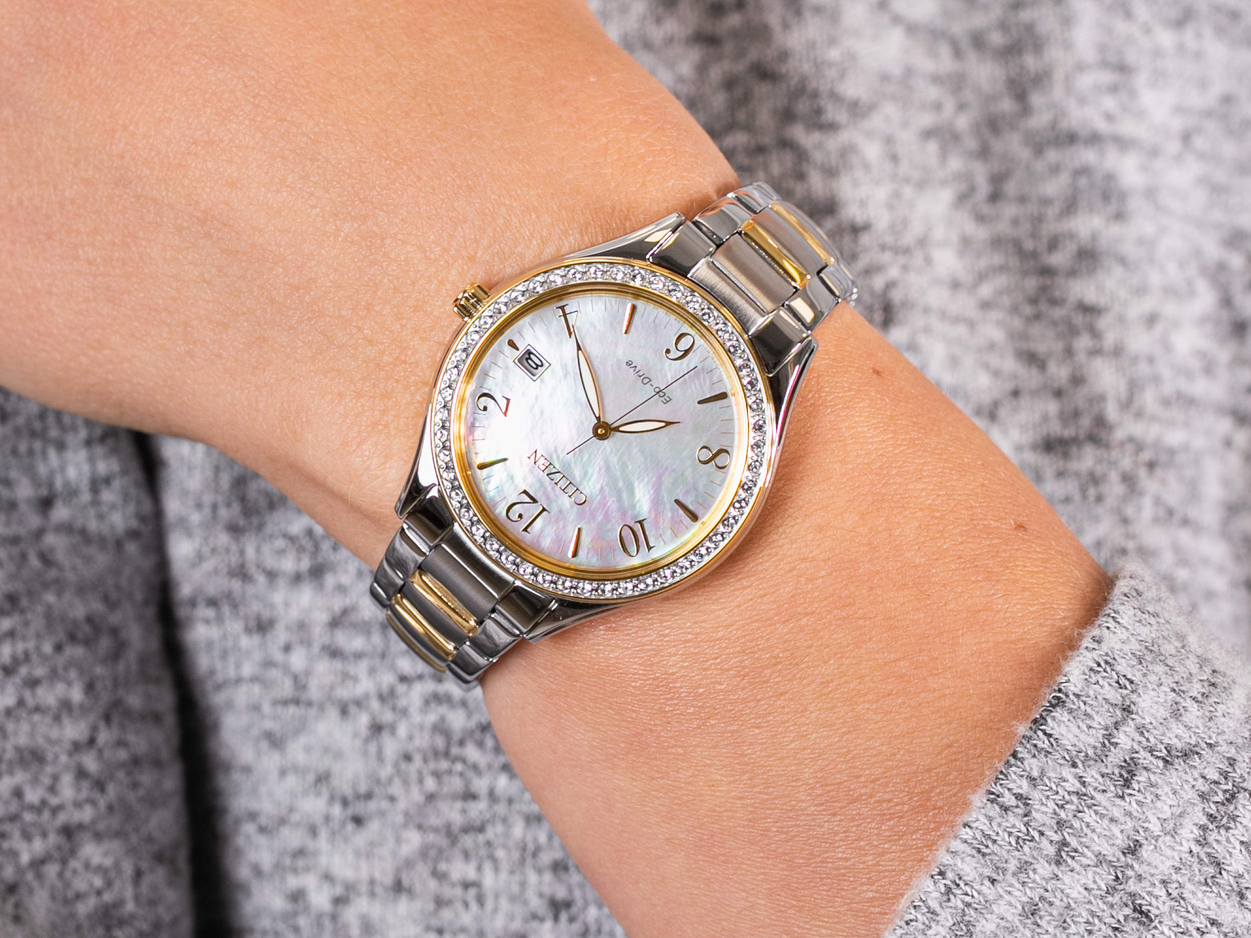 zegarek Citizen EO1184-81D srebrny Ecodrive - miniatura 4