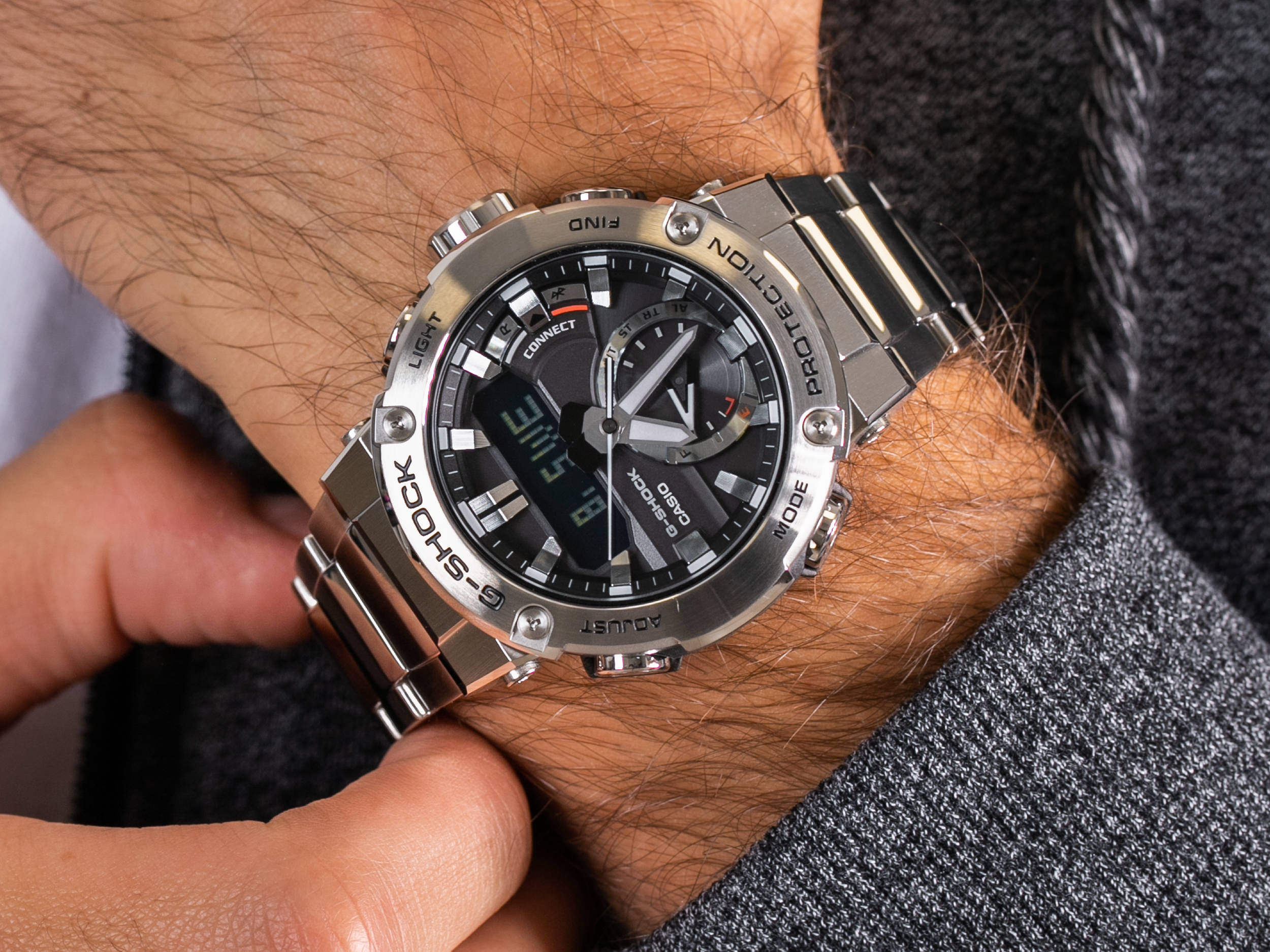 G-Shock GST-B200D-1AER zegarek sportowy G-SHOCK G-STEEL