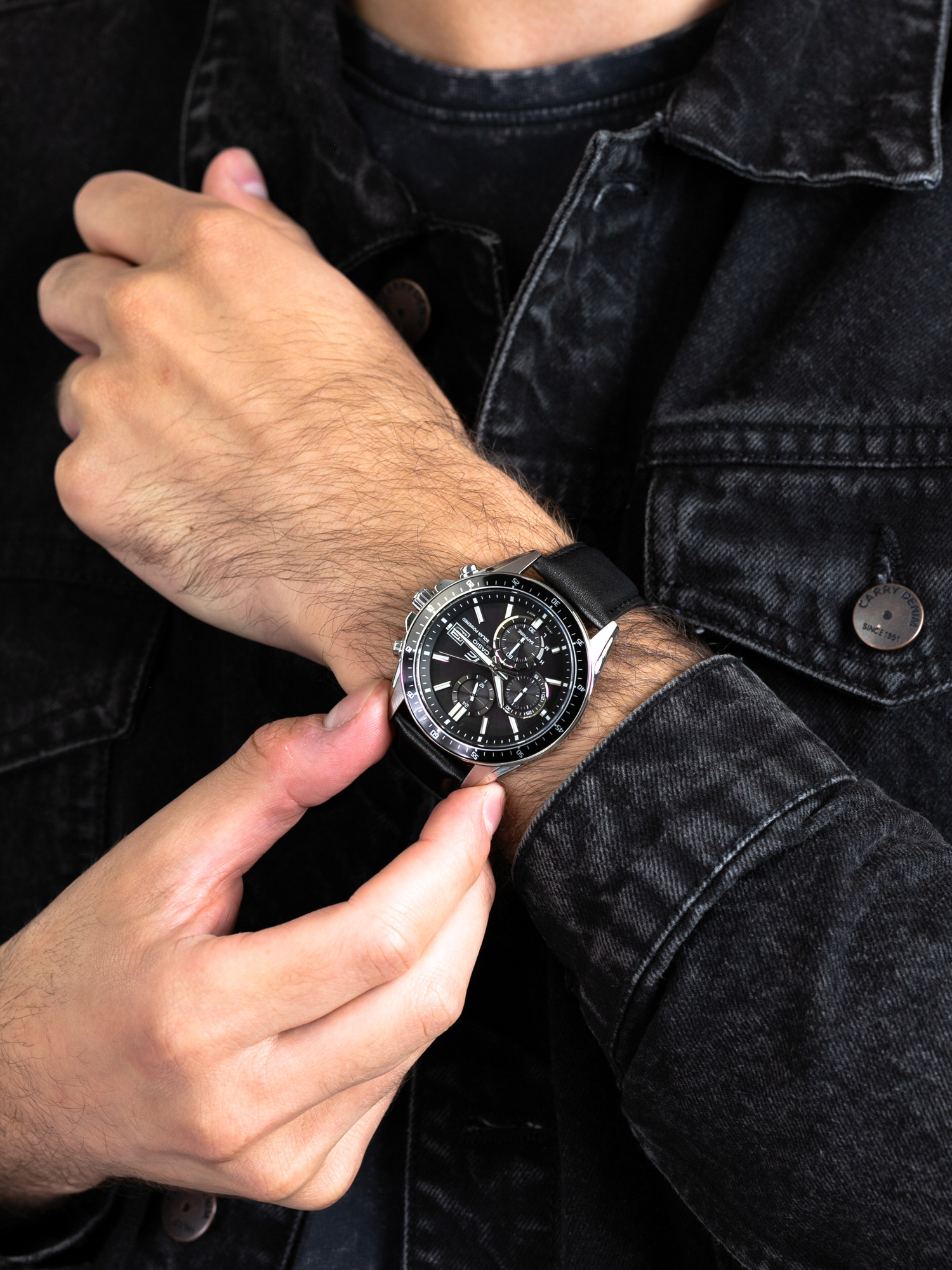 zegarek Edifice EFS-S510L-1AVUEF męski z chronograf EDIFICE Premium