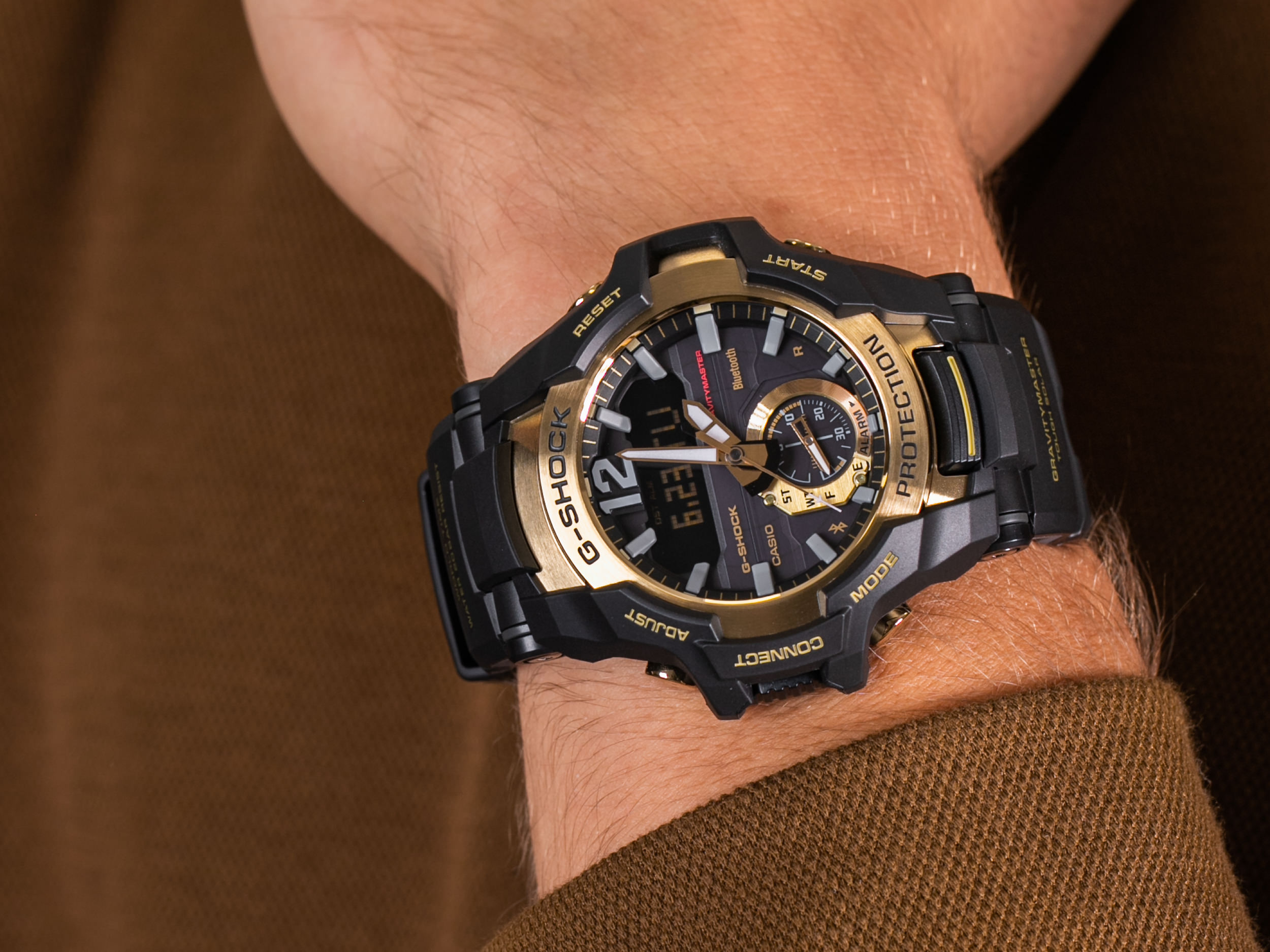 G-Shock GR-B100GB-1AER GRAVITYMASTER BLUETOOTH SYNC zegarek sportowy G-SHOCK Master of G - miniatura 4