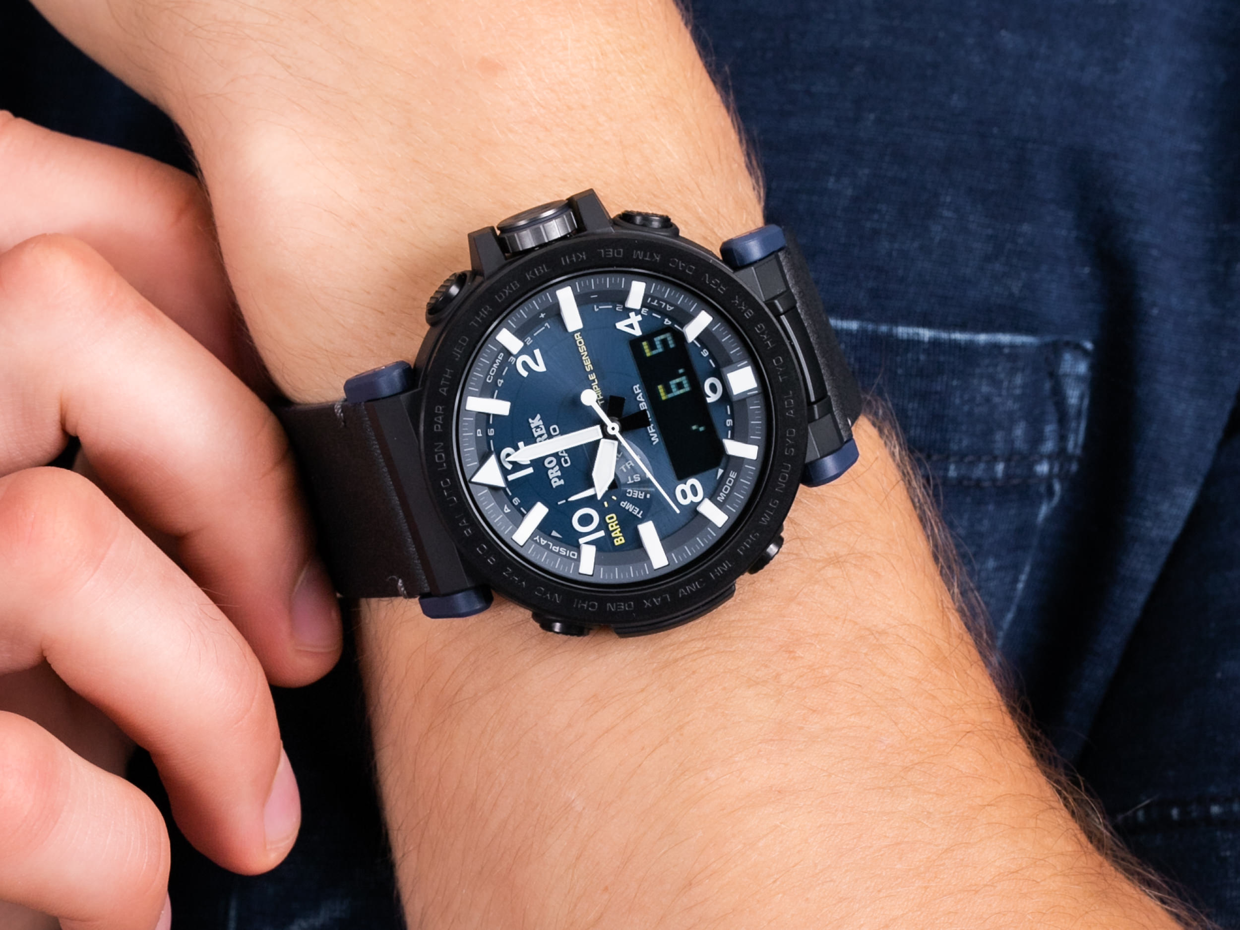 ProTrek PRG-650YL-2ER zegarek sportowy ProTrek - miniatura 4