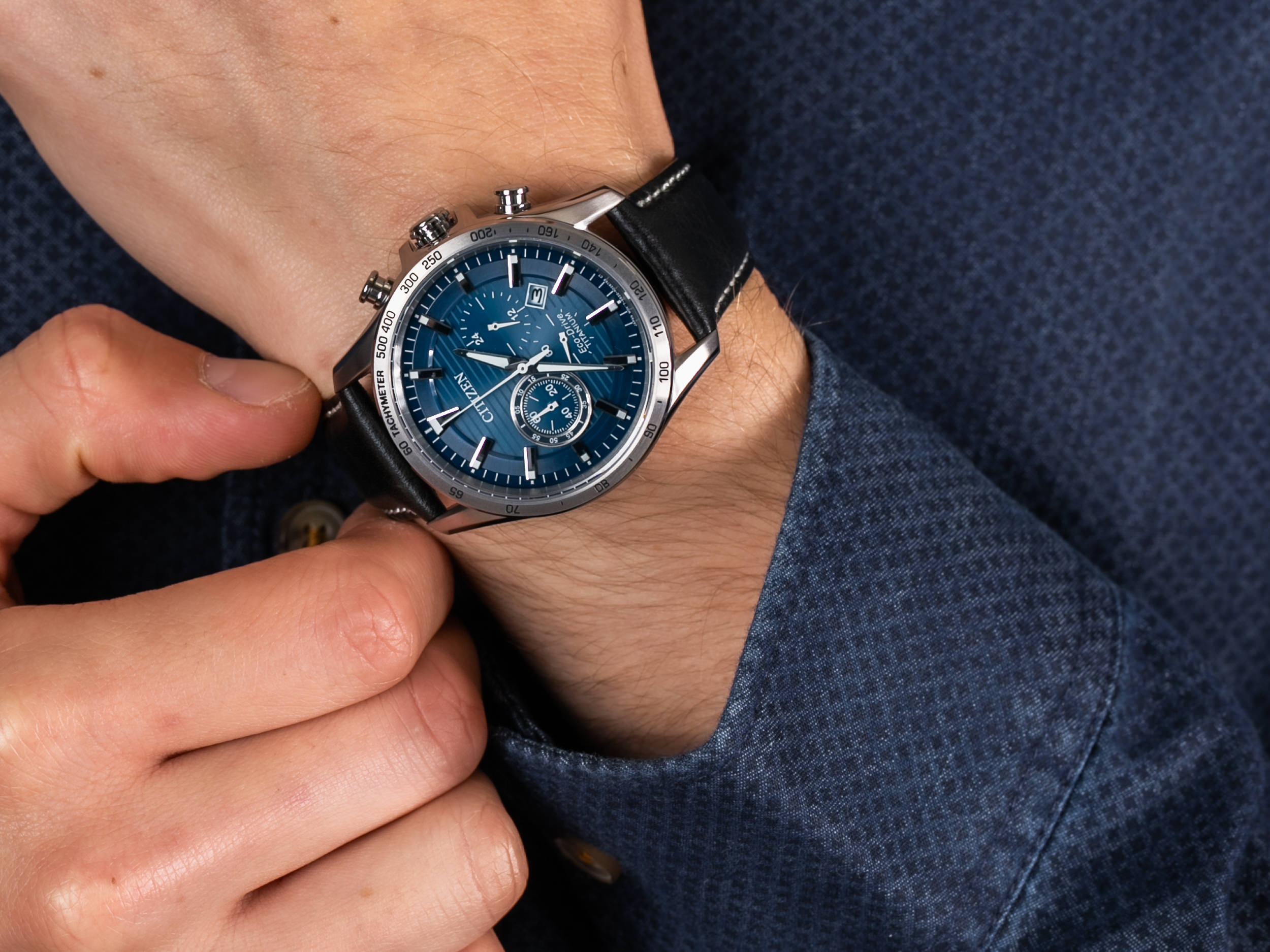 Citizen CA4440-16L zegarek sportowy Chrono - miniatura 4