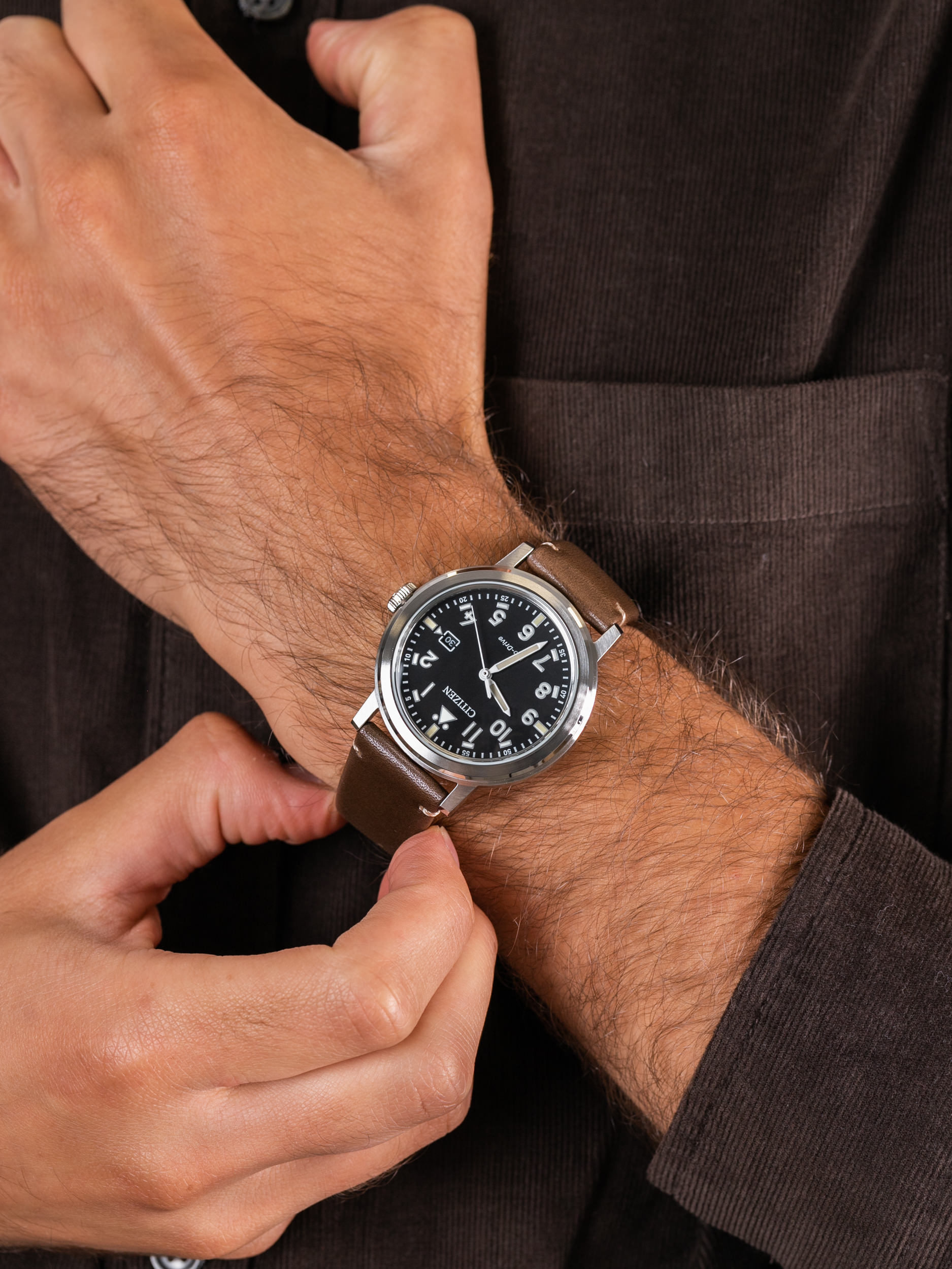 Citizen AW1620-21E męski zegarek Ecodrive pasek - miniatura 3