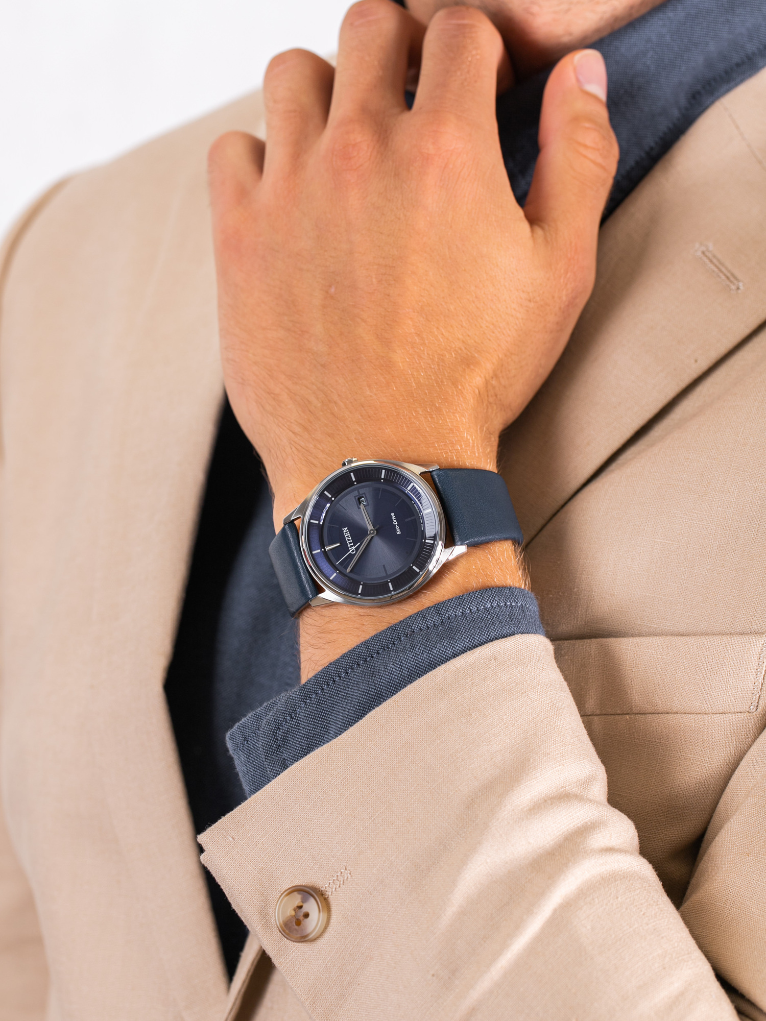 Citizen BM7400-12L męski zegarek Ecodrive pasek - miniatura 3