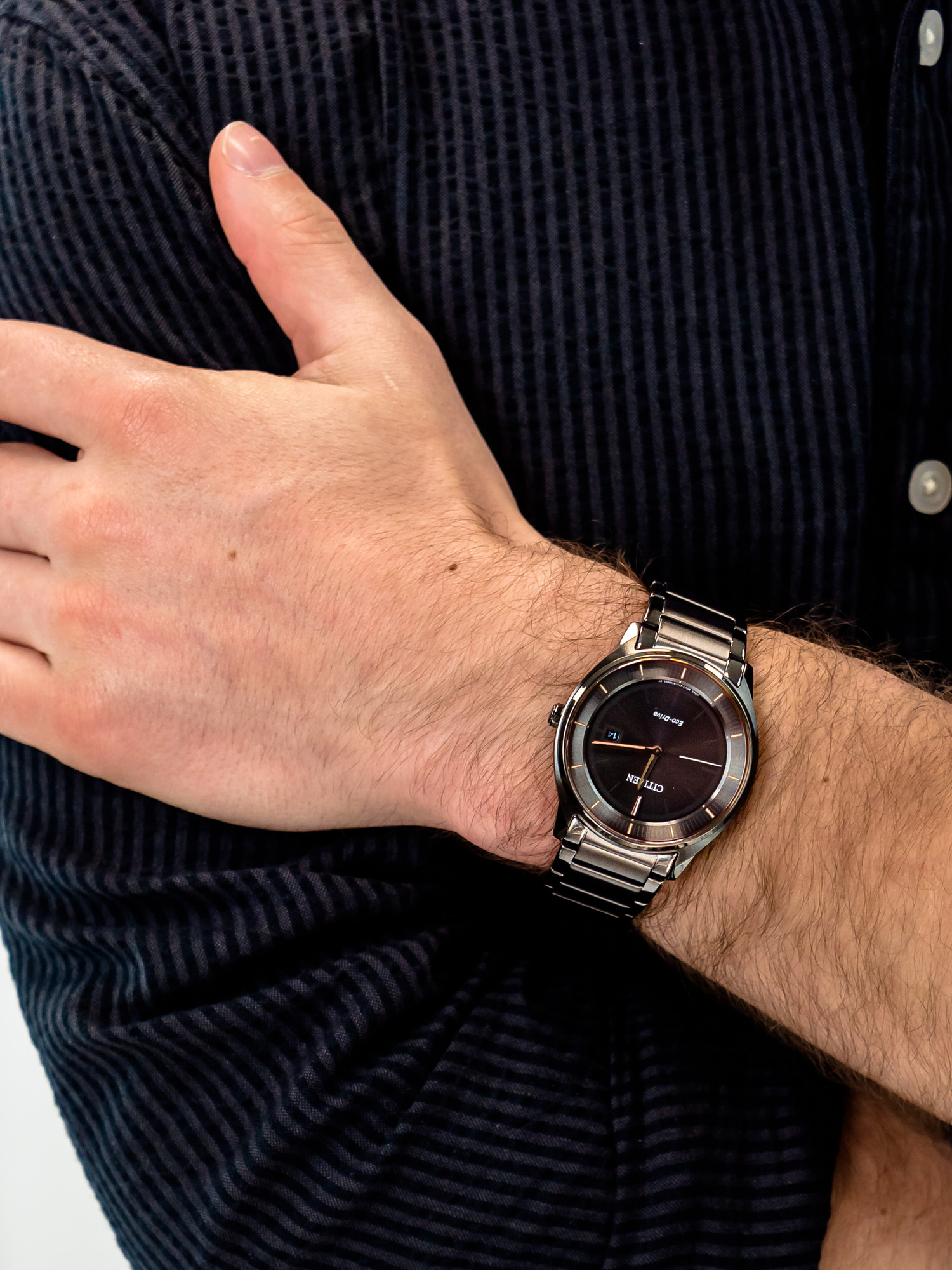 Citizen BM7407-81H męski zegarek Ecodrive bransoleta - miniatura 3