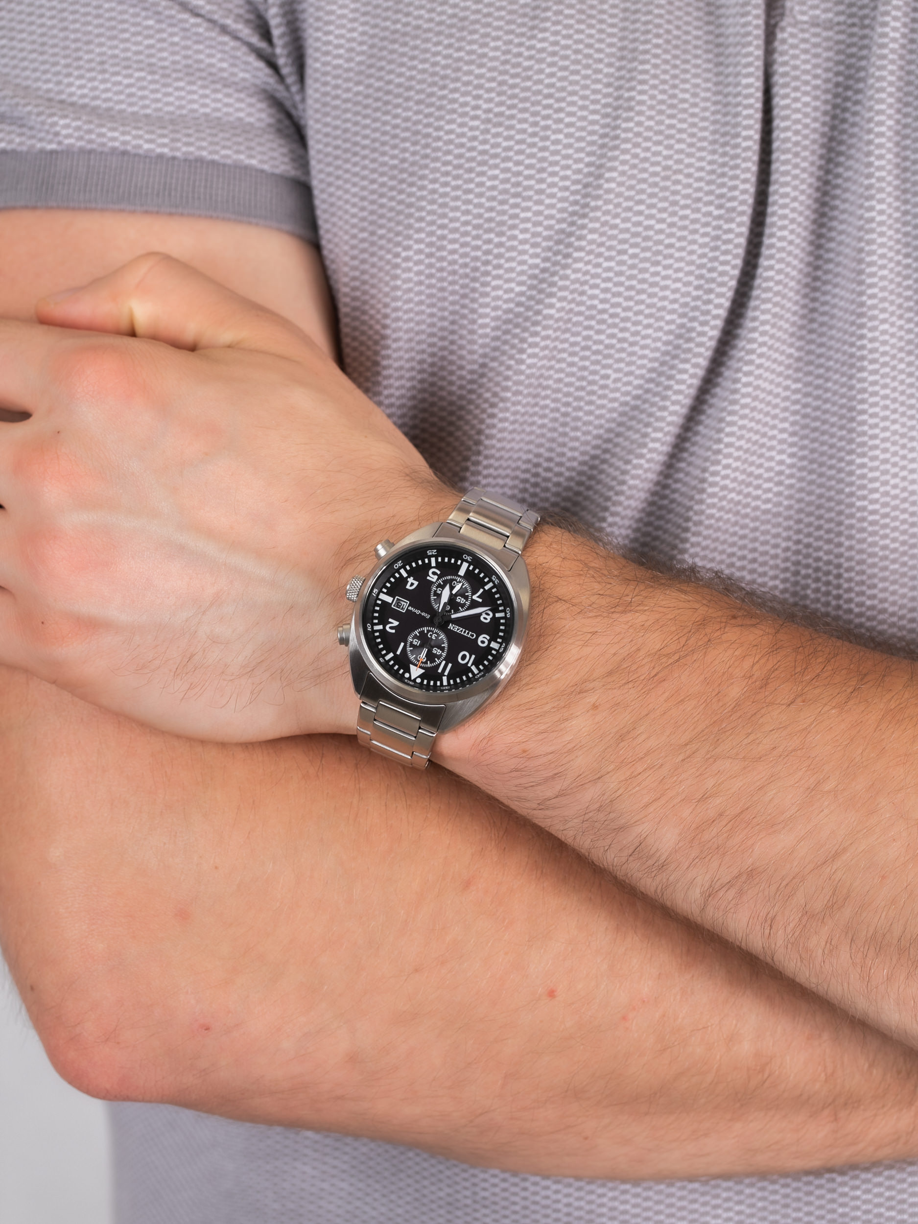 zegarek Citizen CA7040-85E męski z chronograf Ecodrive - miniatura 3