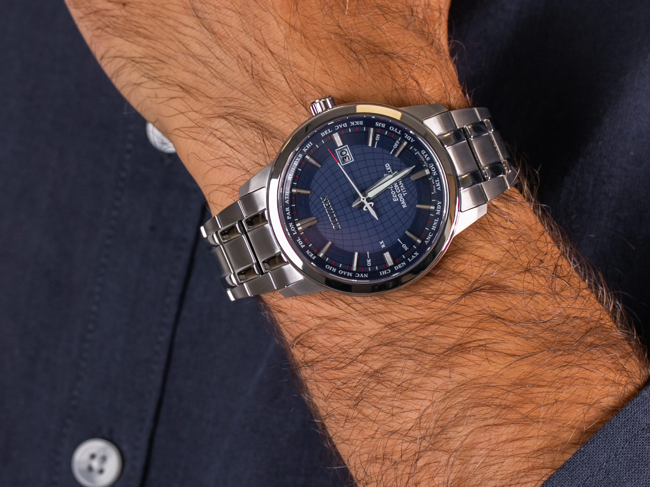 Citizen CB0190-84L zegarek klasyczny Radio Controlled
