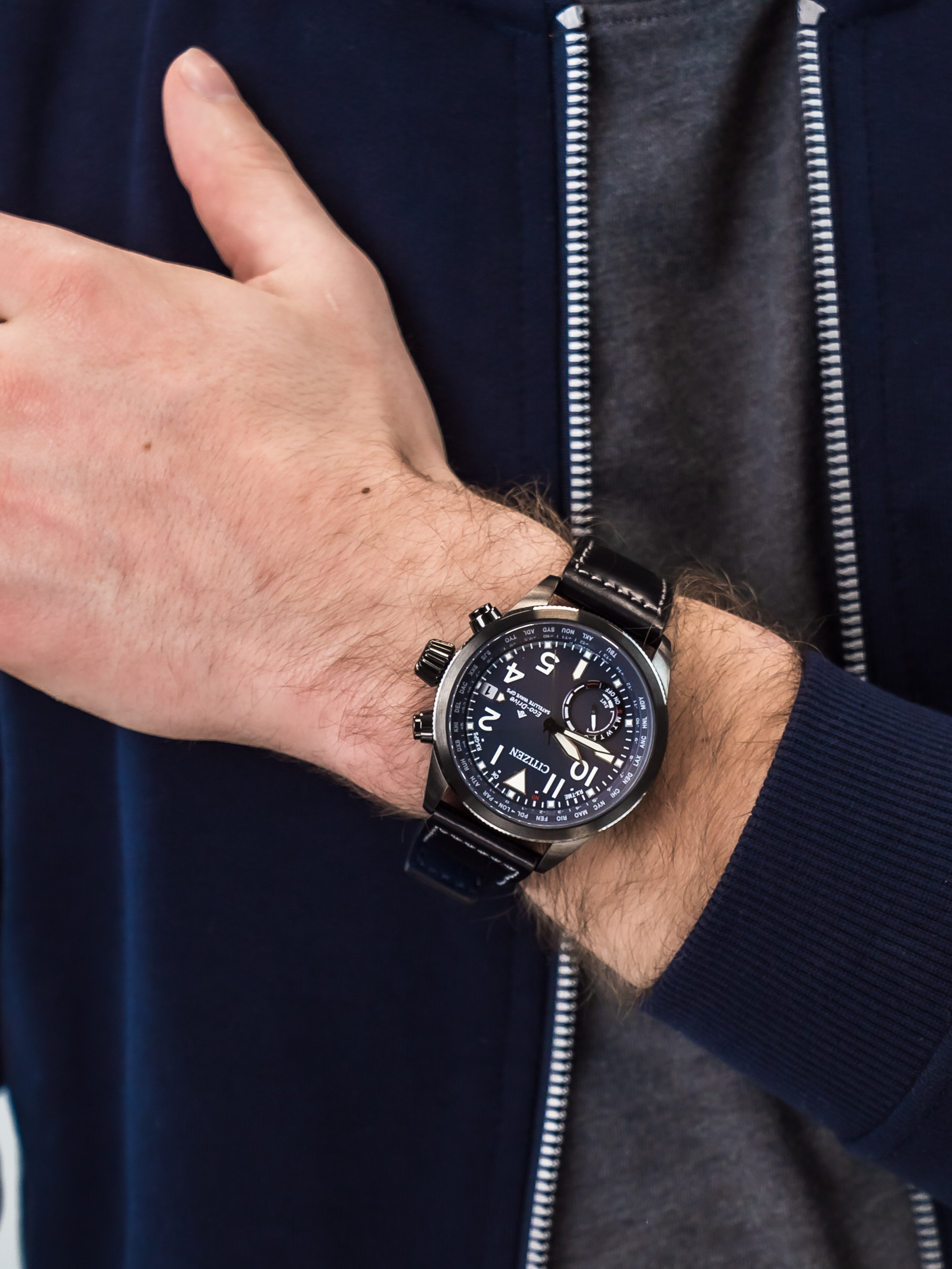 Citizen CC3067-11L męski zegarek Satellite Wave pasek - miniatura 3